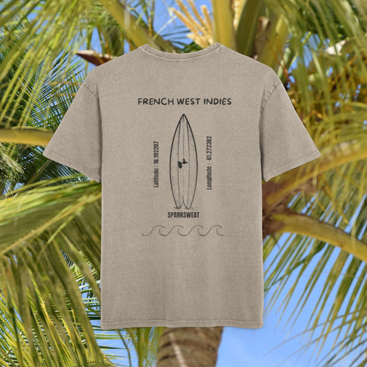 T'Shirt Oversize Sparksweat unisexe " French West Indies"